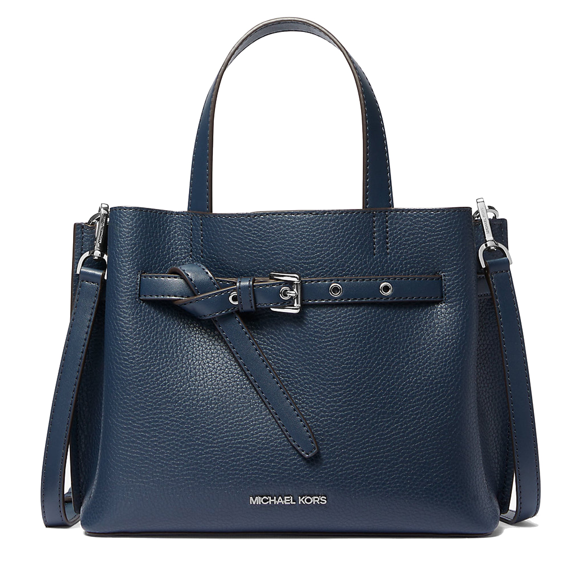 Michael Kors Emilia Small Pebbled Leather Satchel
