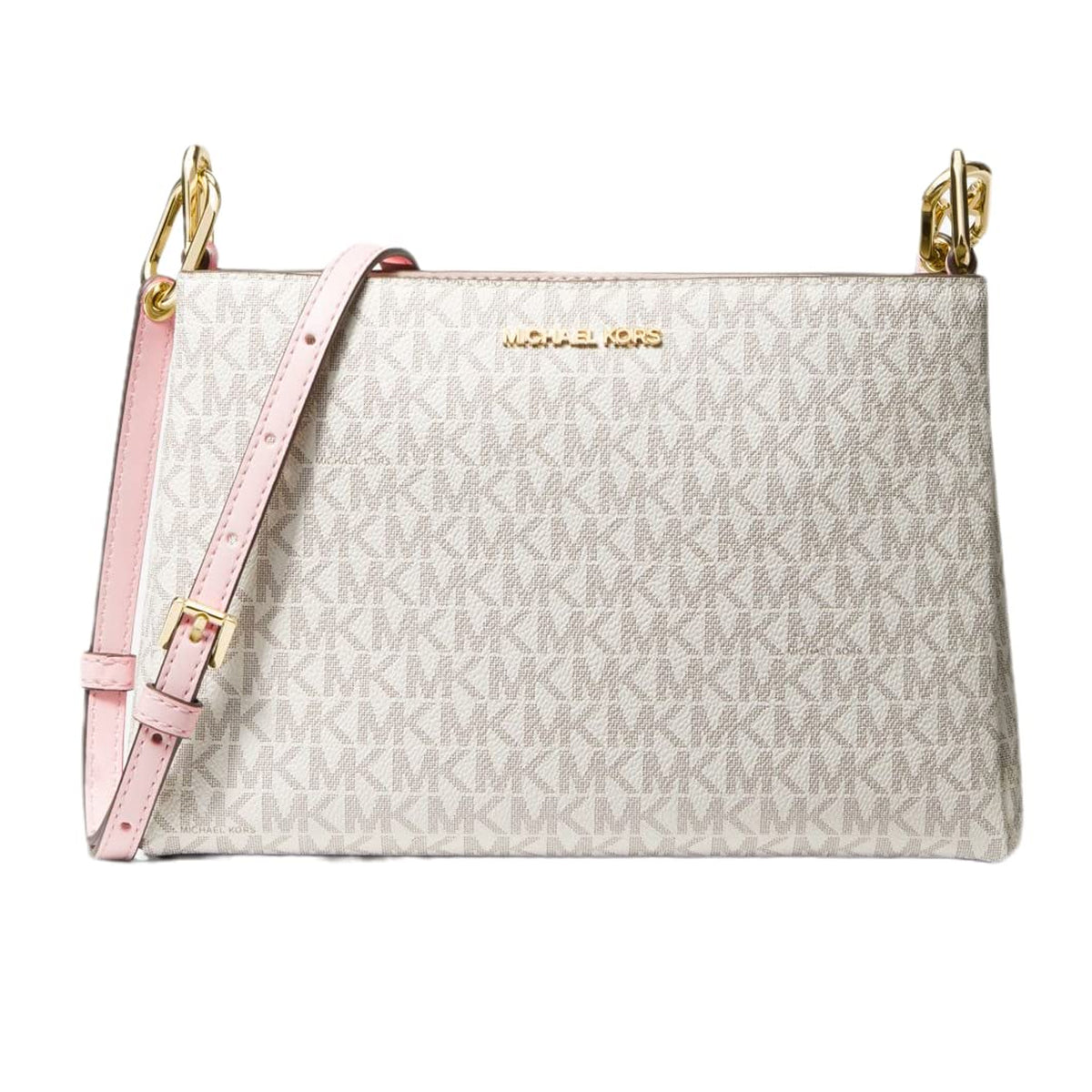 Michael Kors Trisha Triple Compartment Crossbody Leather Bag – Dazigno