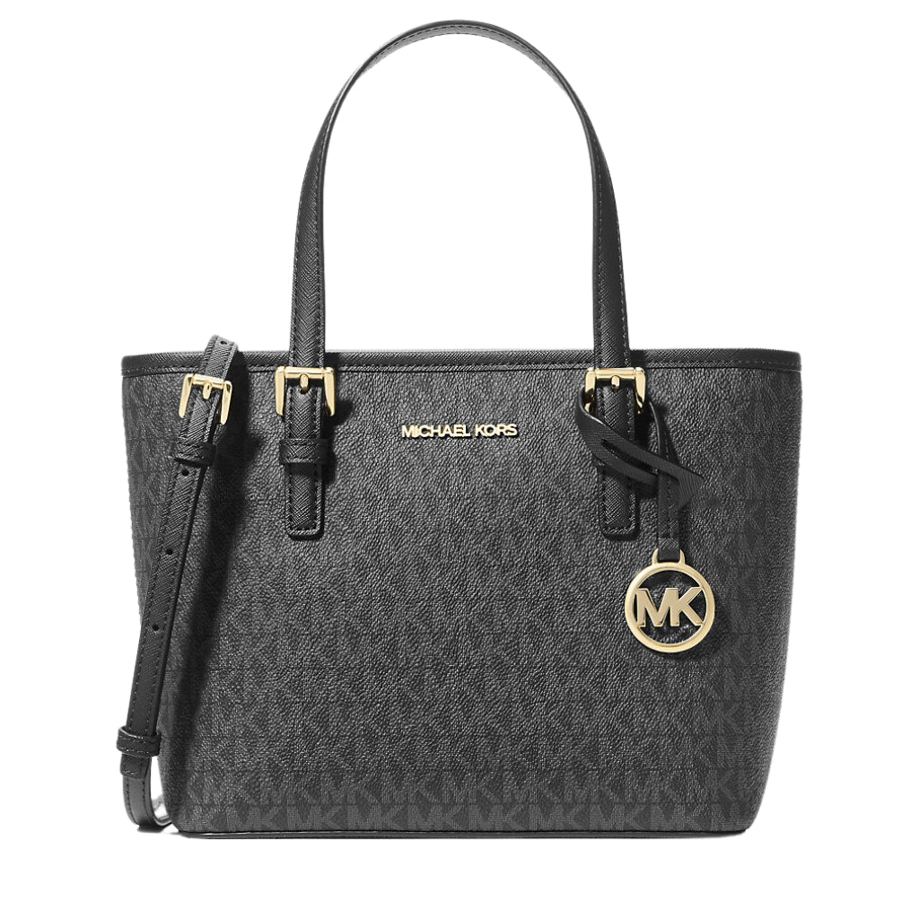 Michael Kors Jet Set Travel Extra-Small Logo Top-Zip Tote Bag – Dazigno