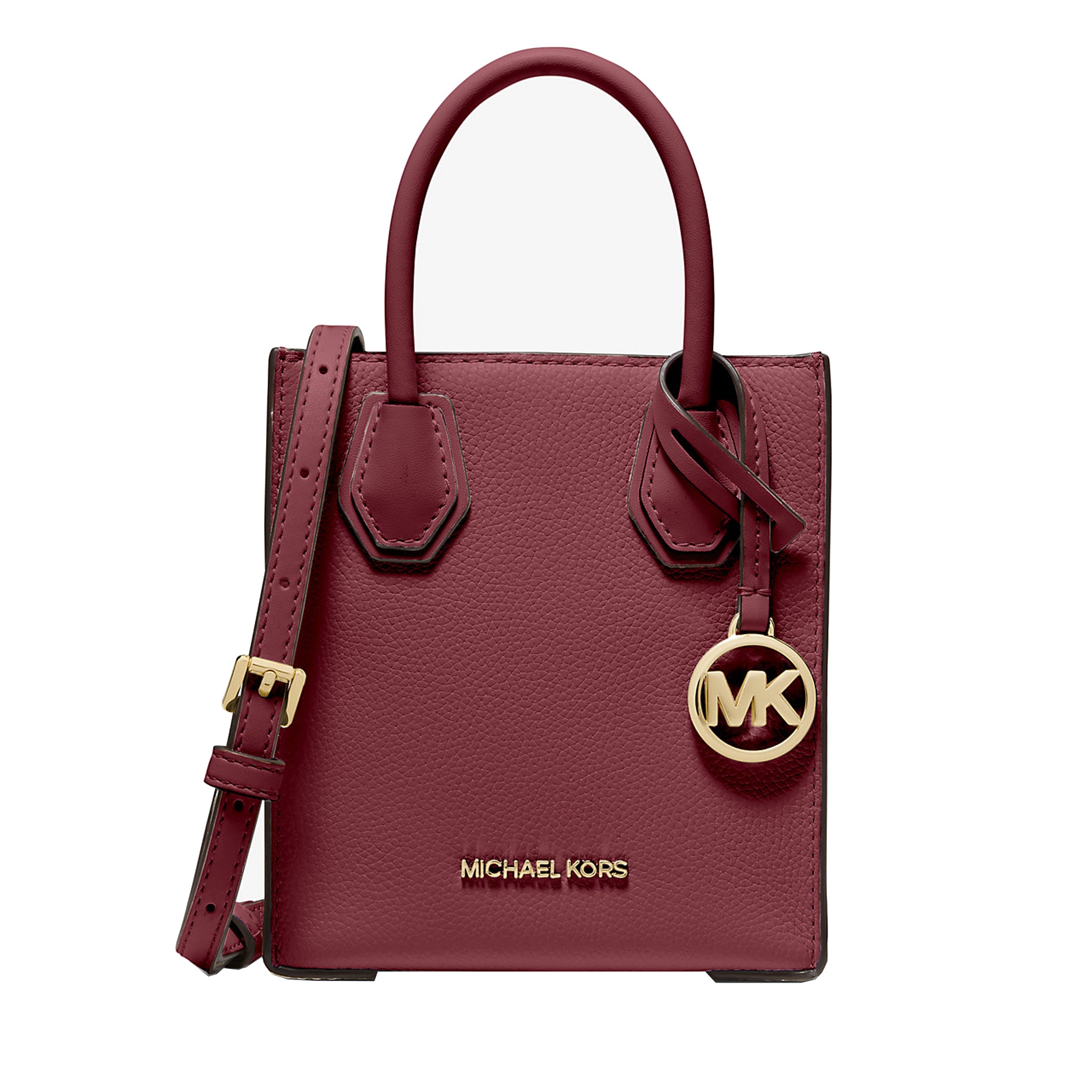 MICHAEL kors♡肩ビジュー♡アメリカ購入♡新品 Michael Kora Kris Small Leather Satchel Blue Chambray Crossbody