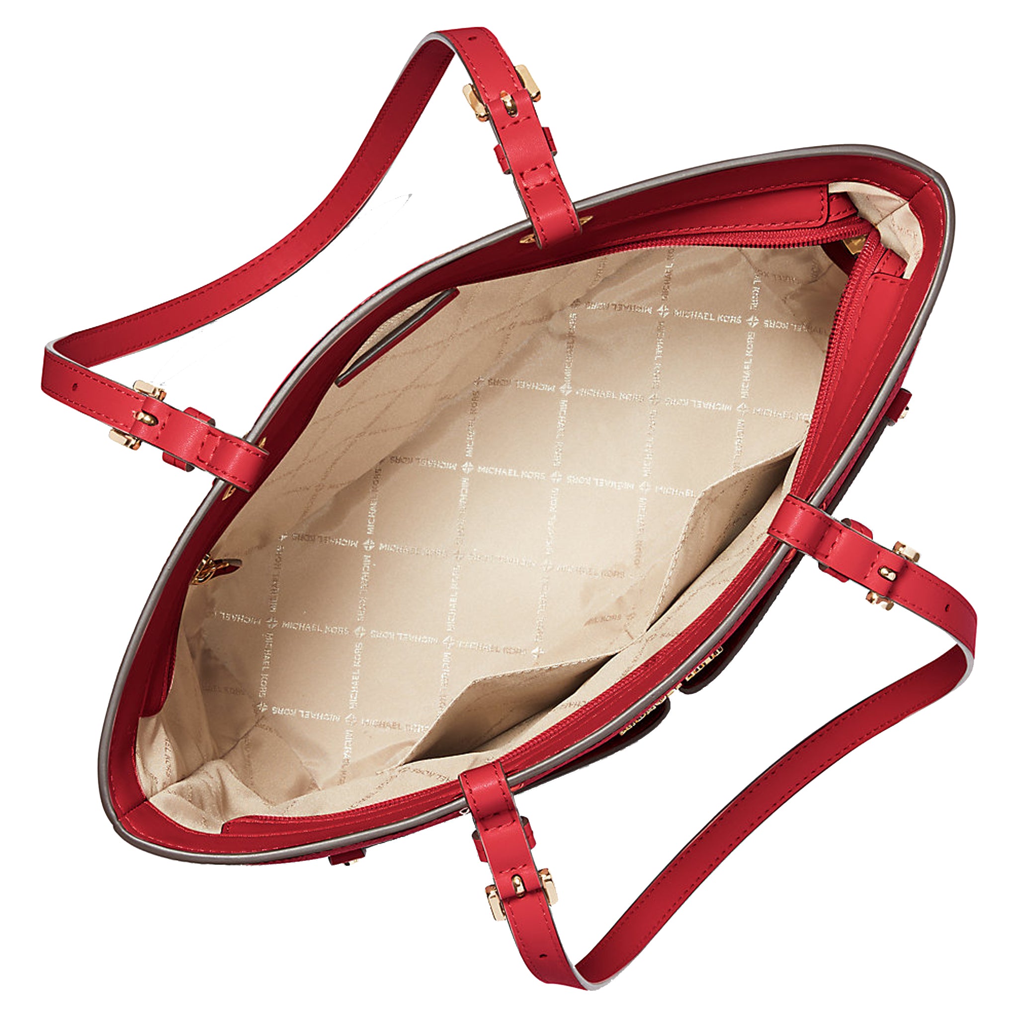 Michael Kors Jet Set Travel Medium Double Pocket Tote Bag – Dazigno