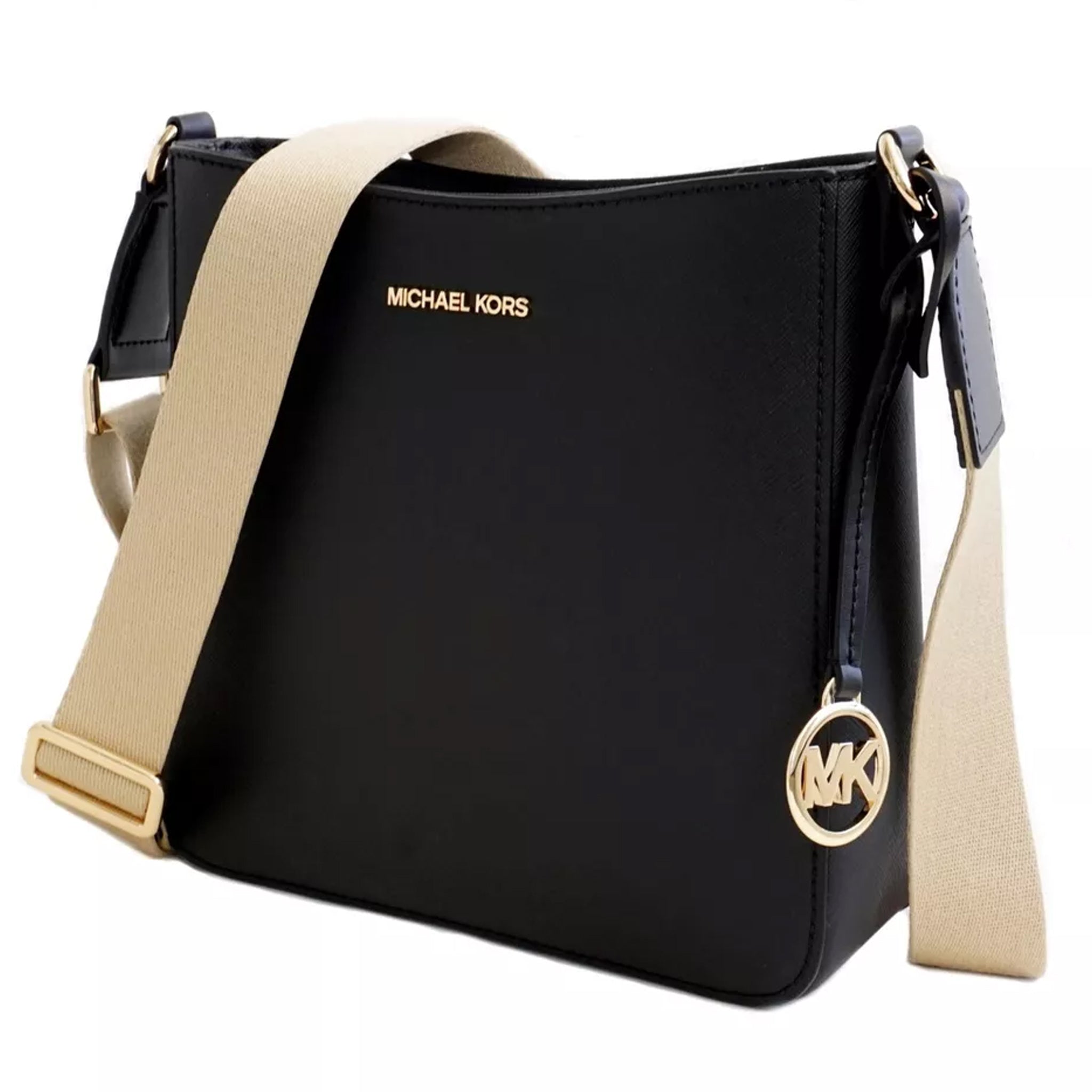 michael michael kors jet set travel large saffiano messenger bag