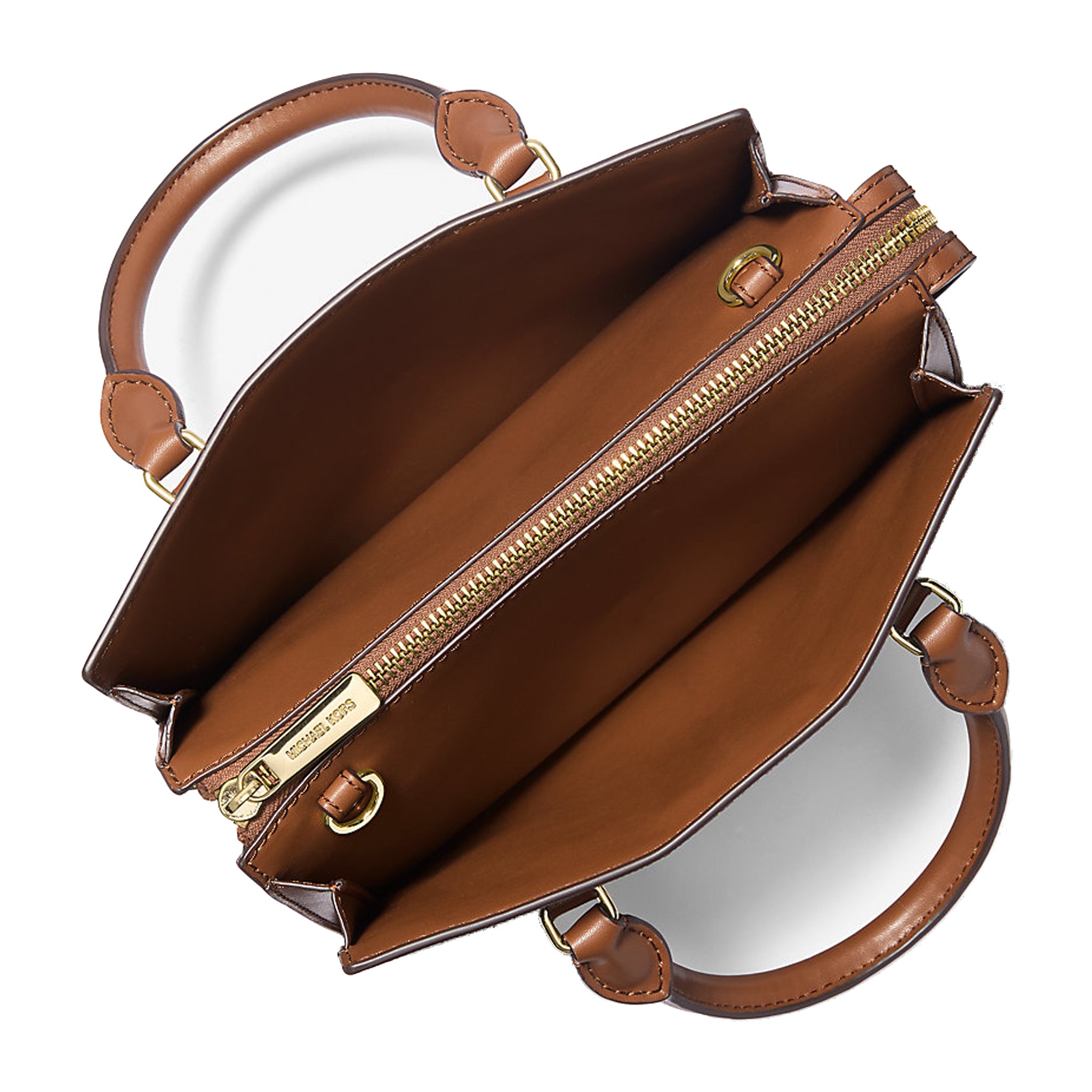 Michael Kors Sheila Satchel & Jet Set Travel Double Zip Wallet