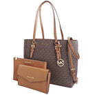 Michael Kors Charlotte Large Leather 3-in-1 Tote with Crossbody and Handbag