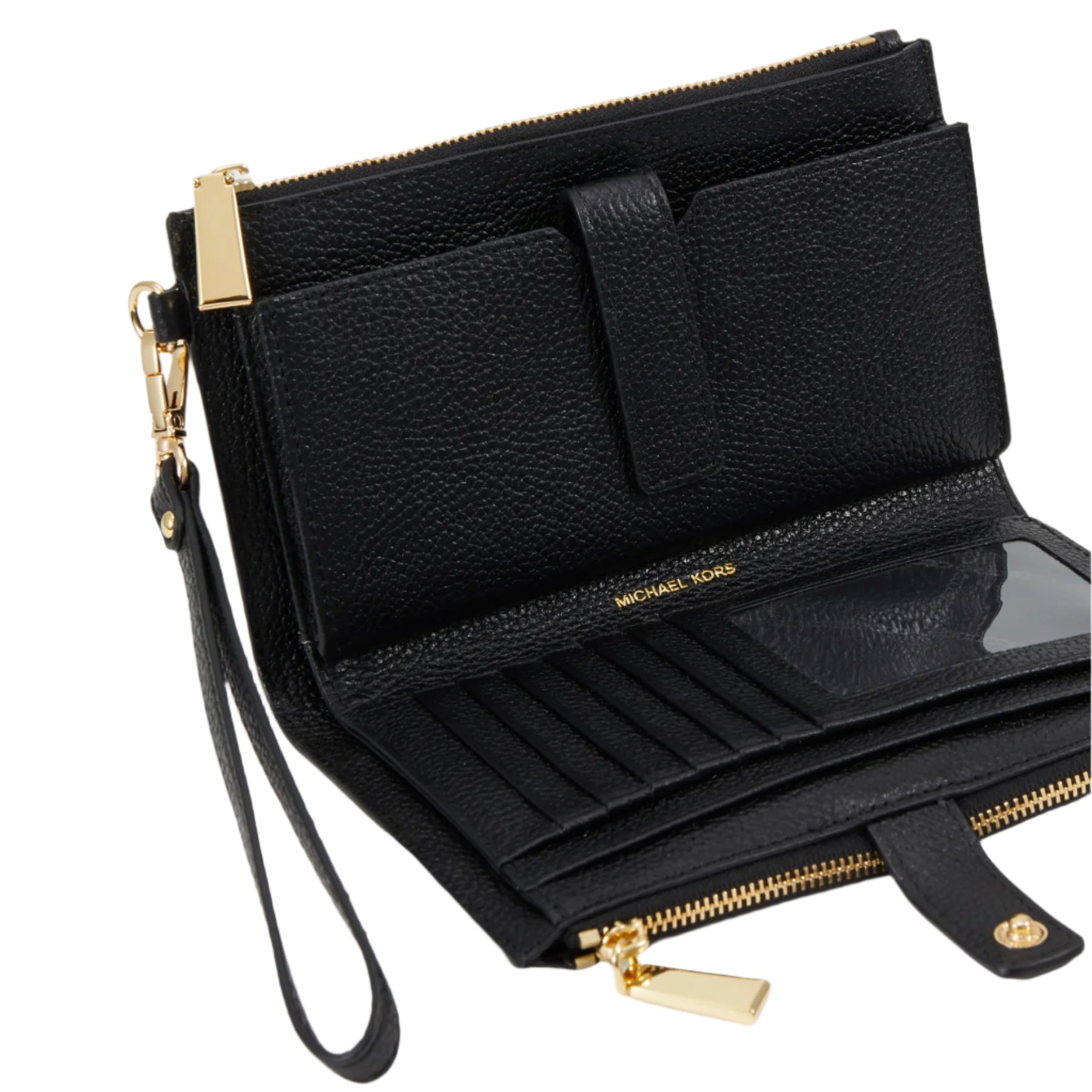 Michael Kors Avril Small Satchel & Jet Set Double Zip Wallet