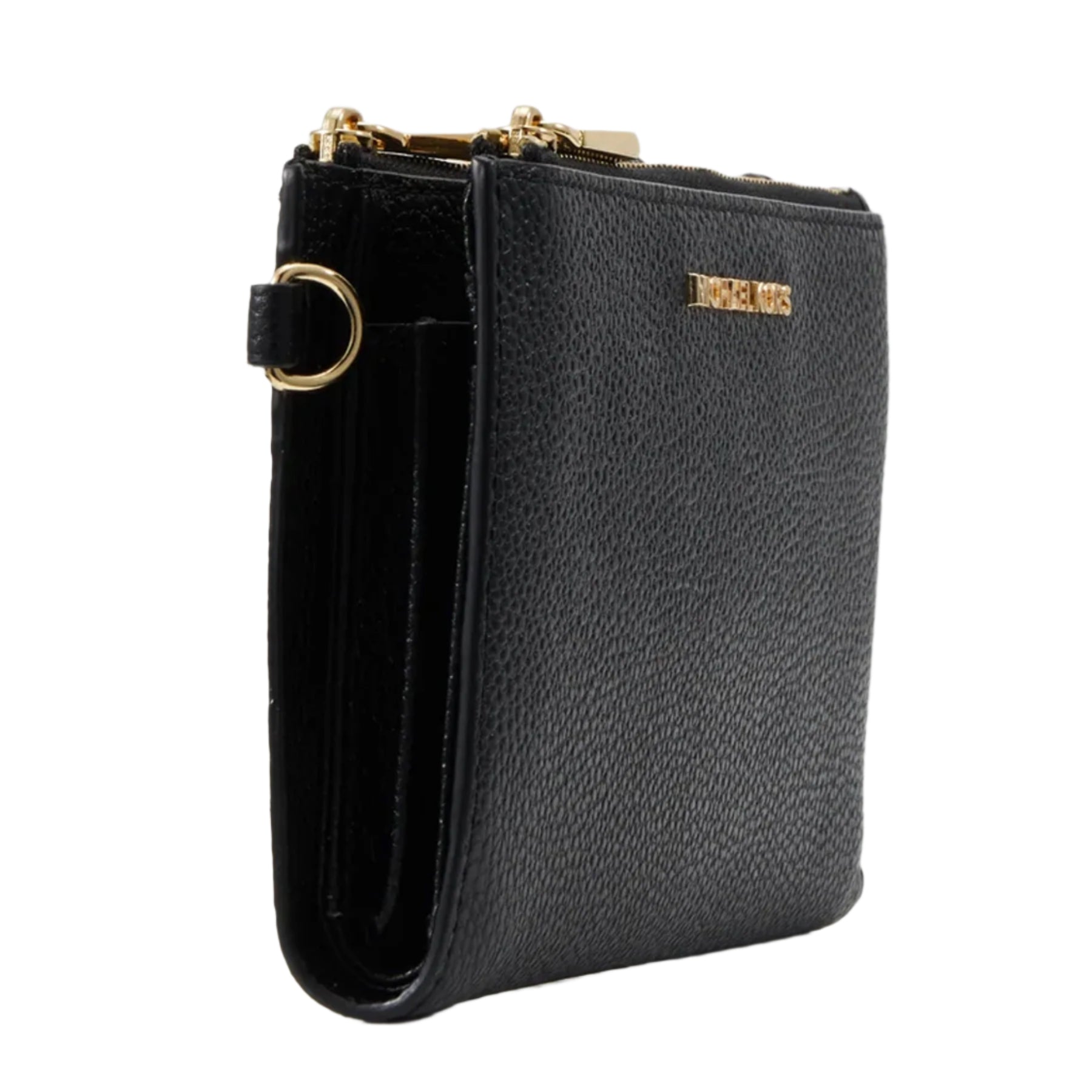 Wallet double compartment bag／black Michael Kors Jet Set Travel Double Zip Wallet – Dazigno