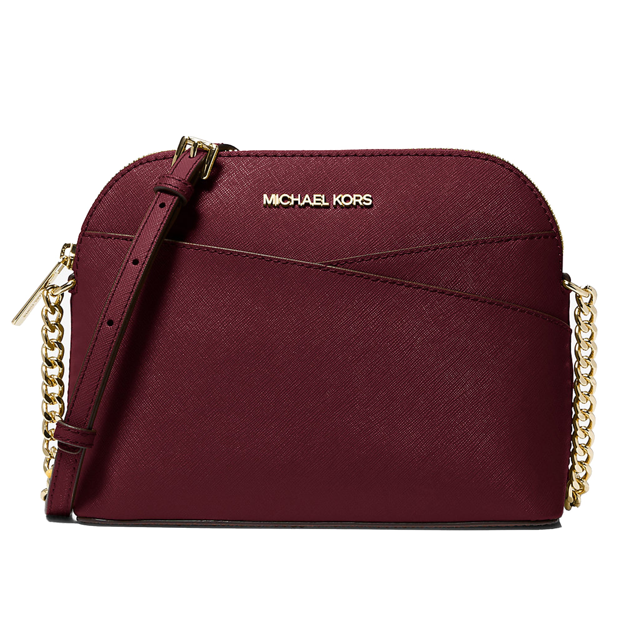 Pebbled Leather Crossbody Bag Michael Kors Red Bag Michael Kors