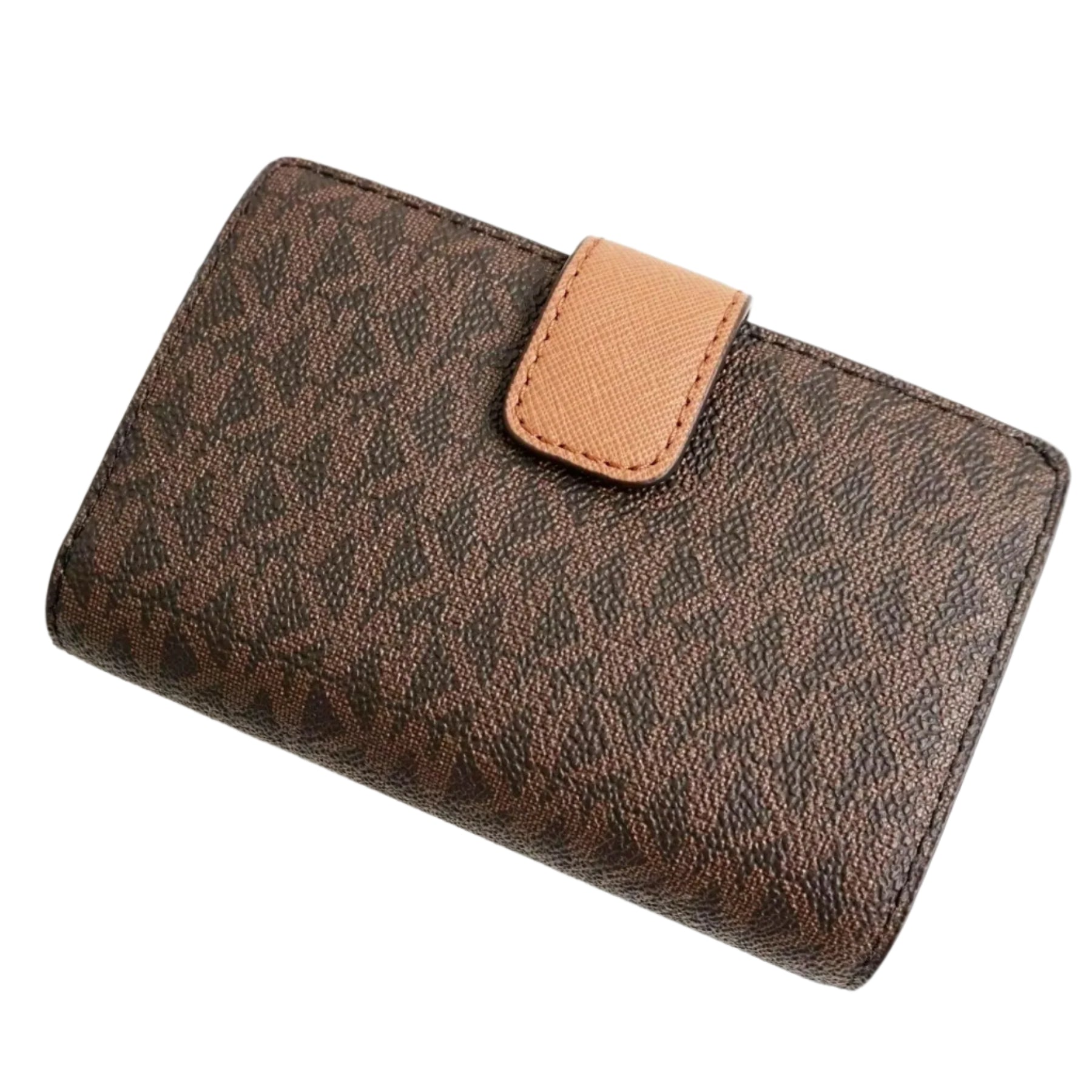 Michael Kors Medium Signature Logo Bi Fold Wallet – Dazigno