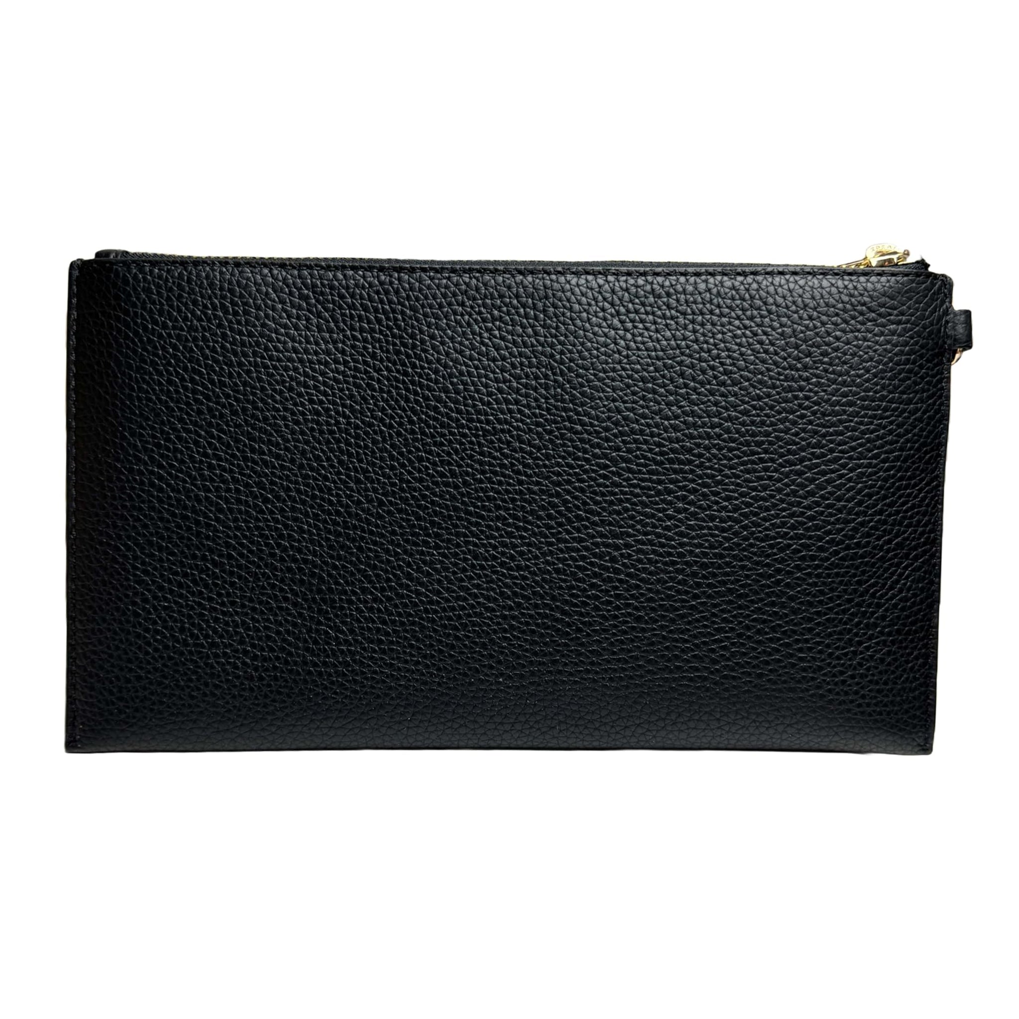 WRK leather ケース　黒 Michael Kors Women's Jet Set Travel Large Top Zip Pebbled Leather