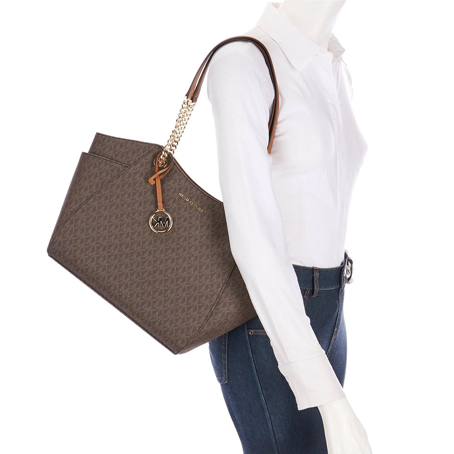 Mk chain tote shop
