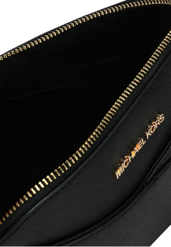 Michael Kors Jet Set Leather Handbag with Shoulder Strap - Size M