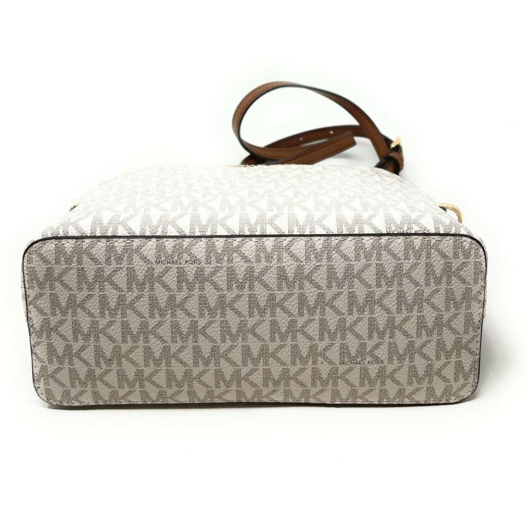 Michael Kors Jet Set Medium Dome Crossbody Signature Bag with