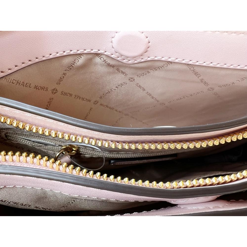 Michael Kors Trisha Leather Triple Compartment Shoulder Bag, Medium